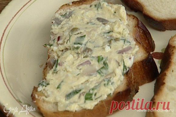 Гренки с селедочным маслом — Пошаговый рецепт приготовления с фото 2025 | Простые и вкусные рецепты в домашних условиях EdimDoma.ru