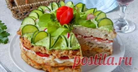 Закусочный торт - 62 рецепта приготовления пошагово - 1000.menu