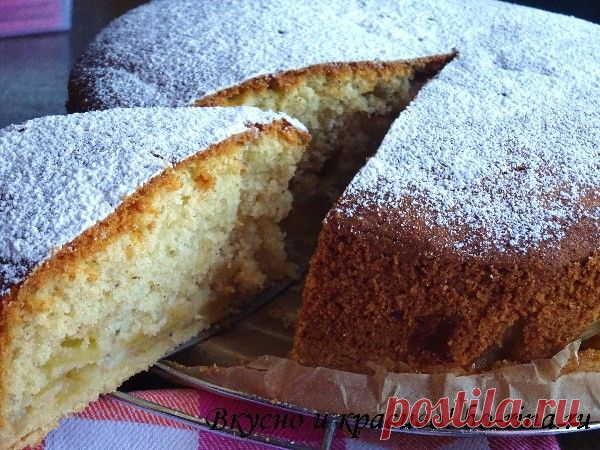 Яблочный пирог-кекс