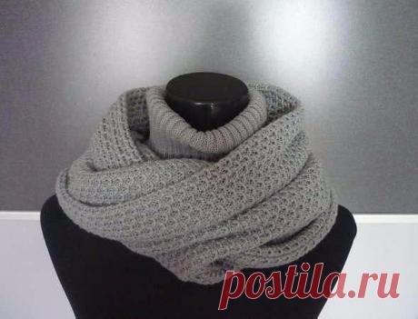 Шарф-капюшон с воротом
