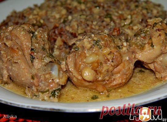 Курица с орехами 