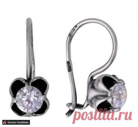 Серьги стекло ювелирное PRECIOSA ручной работы купить в Минске и Беларуси, цены на HandMade