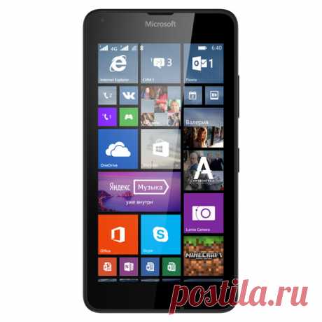 Смартфон Microsoft Lumia 640 LTE DS Black - купить в М.Видео, цена, отзывы - Иркутск