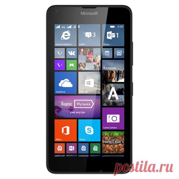 Смартфон Microsoft Lumia 640 LTE DS Black - купить в М.Видео, цена, отзывы - Иркутск