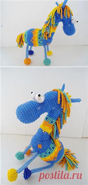 МК Конь Юлий | biser.info - всё о бисере и бисерном творчестве