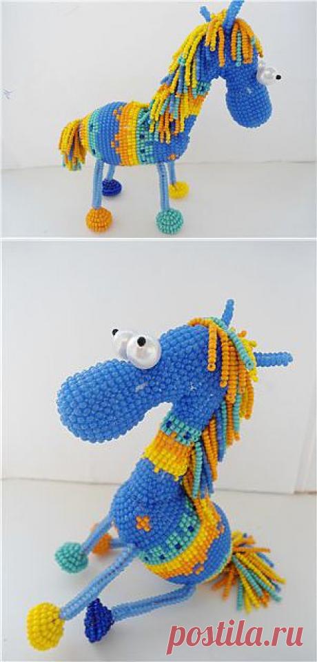 МК Конь Юлий | biser.info - всё о бисере и бисерном творчестве