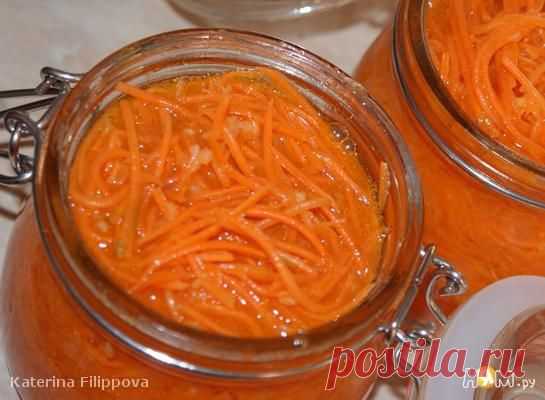 Морковь по-корейски - Рецепт с пошаговыми фотографиями - Ням.ру