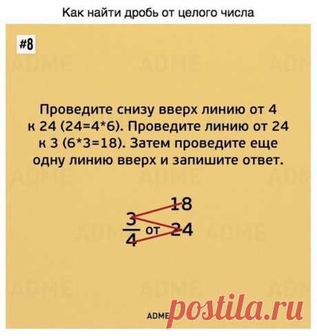 Такому в школе нас не учили, а жаль...!