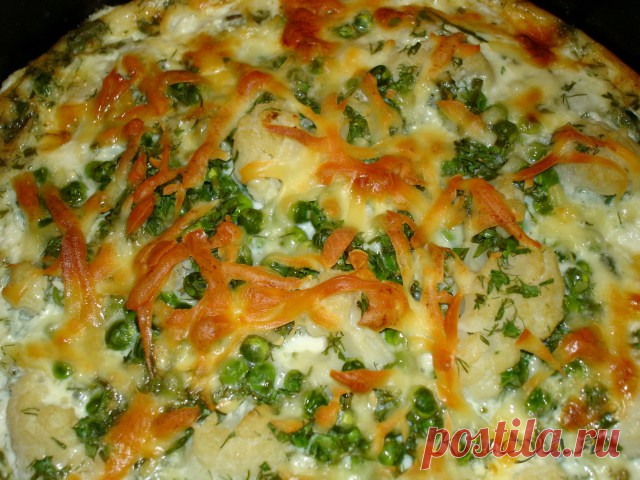 Цветная капуста с наполнителями в духовке | Четыре вкуса
