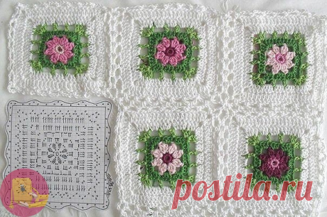 Плед и подушки крючком — Сделай сам, идеи для творчества - DIY Ideas