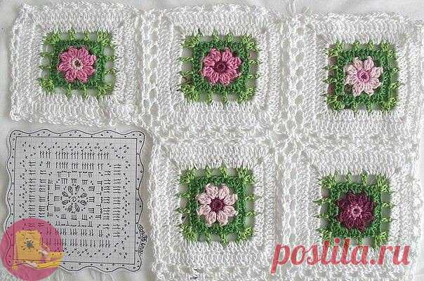 Плед и подушки крючком — Сделай сам, идеи для творчества - DIY Ideas