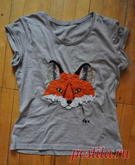 Fox (Diy) / Вышивка / Модный сайт о стильной переделке одежды и интерьера