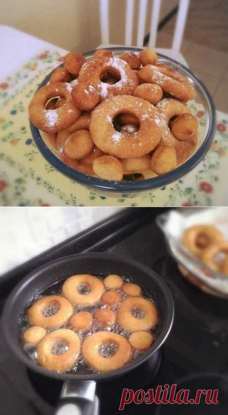 Пышки на сгущенке