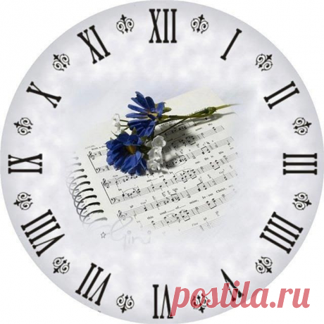 Картинки для круглых часов. Часть первая