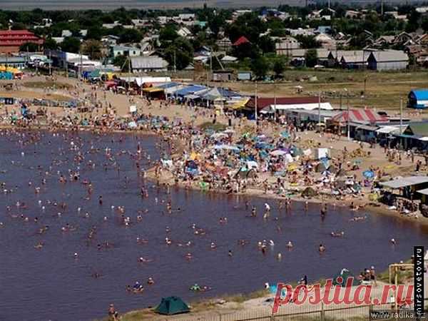 Пляж оз.Развал Оренбургский Ю.Урал.