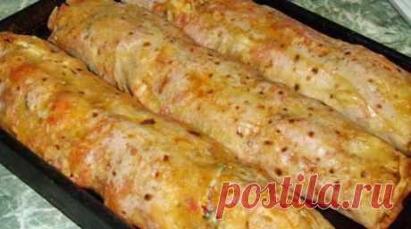 Быстро и вкусно — фаршированный лаваш | WOOMEDIA.RU