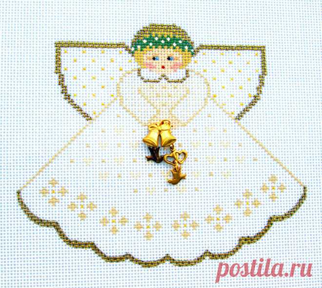Wedding Angel with Charms handpainted Needlepoint Canvas Ornament Painted Pony • $76.00 WEDDING ANGEL WITH Charms handpainted Needlepoint Canvas Ornament Painted Pony - $76.00. Wedding Angel with Charms handpainted Needlepoint Canvas by Painted Pony**** Just Arrived ~ Perfect for an Up-coming Wedding **** Welcome to Needlepoint By Wildflowers! My goal is to offer you the finest hand painted needlepoint canvases, needlepoint accessories, stitching supplies and the best prof...