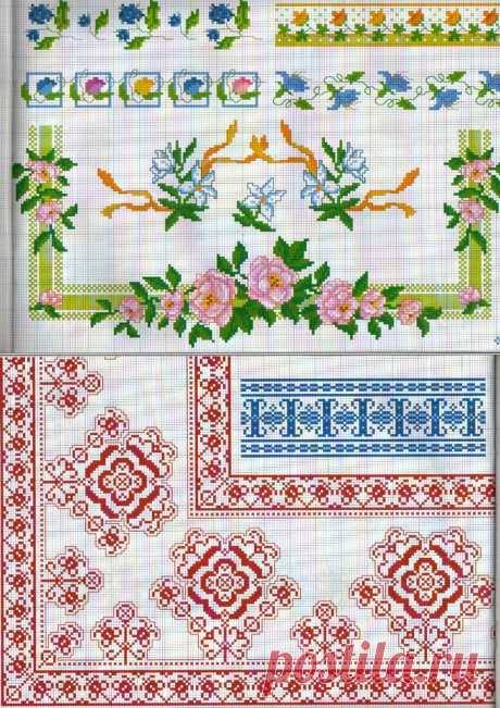 цитата quanessa : Цветочные мотивы. Очень много. Вышивка крестом (22:35 20-09-2015) [4932002/372297684] - tz28021963@mail.ru - Почта Mail.Ru