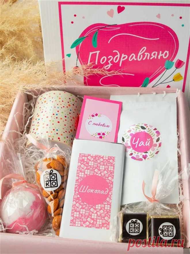 Подарочный набор на 8 марта / Подарок женщине на день рождения / Корпоративные подарки на 8 марта КОКО КОРОБ 17239019 купить в интернет-магазине Wildberries