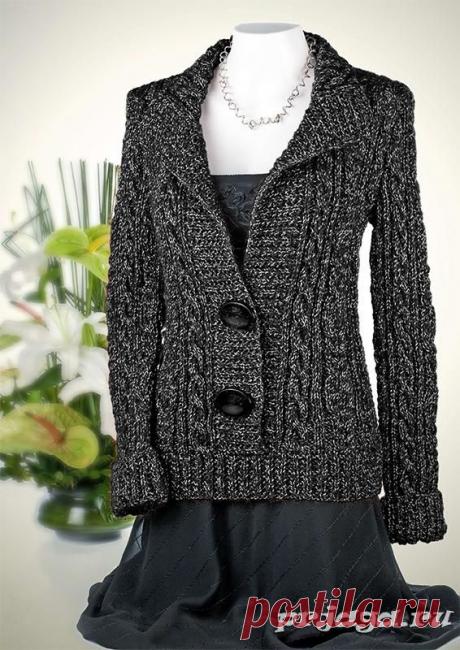 Женский пуловер и свитер крючком или спицами