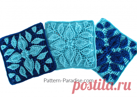 Free Crochet Pattern: Sintra Crochet Square | Pattern Paradise