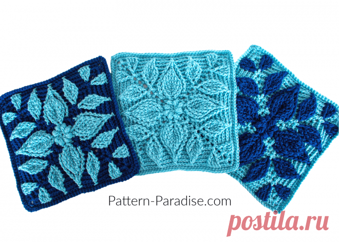 Free Crochet Pattern: Sintra Crochet Square | Pattern Paradise