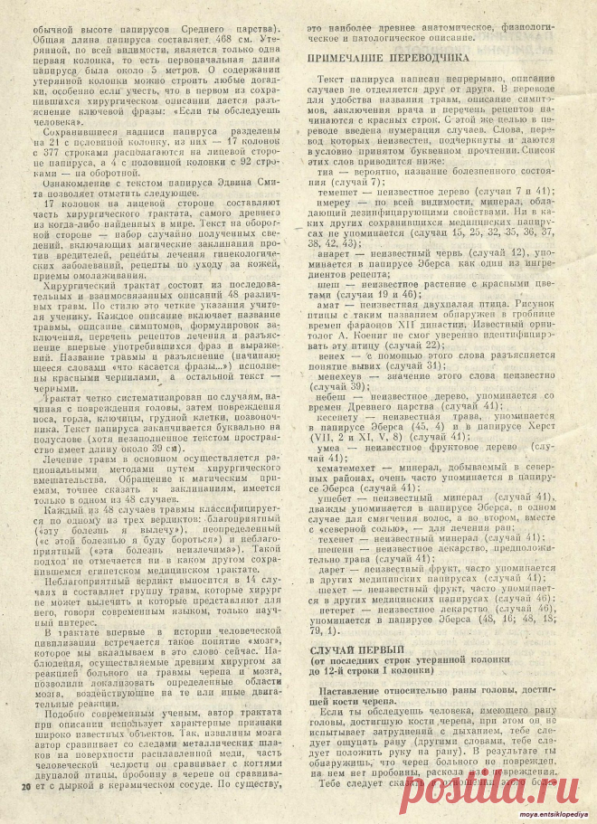 Древнейший хирургический папирус стр.02 из 12