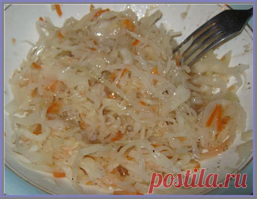Хрустящая капуста (рецеты - заготовки)