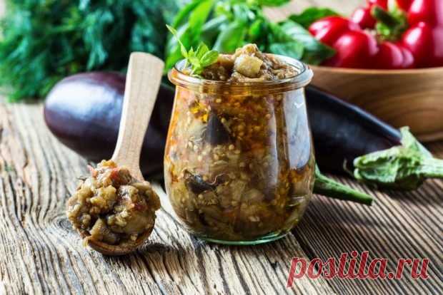 Запеченные баклажаны на зиму — Домашняя кулинария