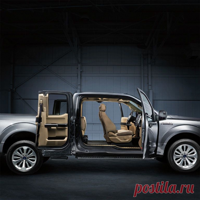 Ford F-150 2015 модельного года получил алюминиевый кузов | CarBer