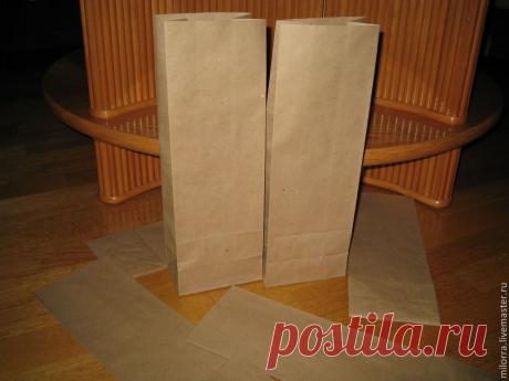 Крафт-пакет 35х12х8 см - коричневый,крафт-пакет,крафт упаковка,Крафт-бумага