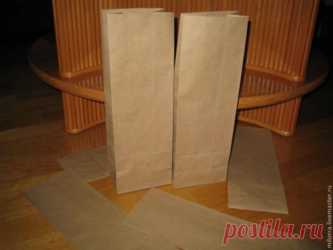 Крафт-пакет 35х12х8 см - коричневый,крафт-пакет,крафт упаковка,Крафт-бумага