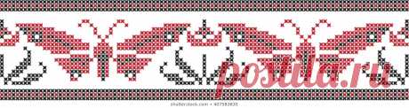 Imágenes similares, fotos y vectores de stock sobre Embroidered pattern on transparent background; 407583835 | Shutterstock