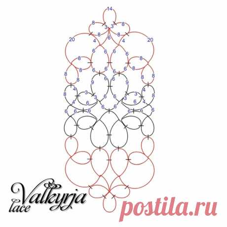 Как и обещала, делюсь бесплатной схемой 
⠀
Как говорится - серьги разные нужны, формы разные важны! К сожалению, с образцом случился казус, показать не могу. Потом сделаю полноценный вариант. А пока можете испробовать схему сами. Схема состоит из 3х элементов. Красные элементы плетутся одинаково. Цифры, вроде, все указала, нижняя часть зеркально. Не стала загружать ими рисунок. Пользуйтесь, творите и вытворяйте. Не забывайте под своими работами указывать меня через @  Вам ...