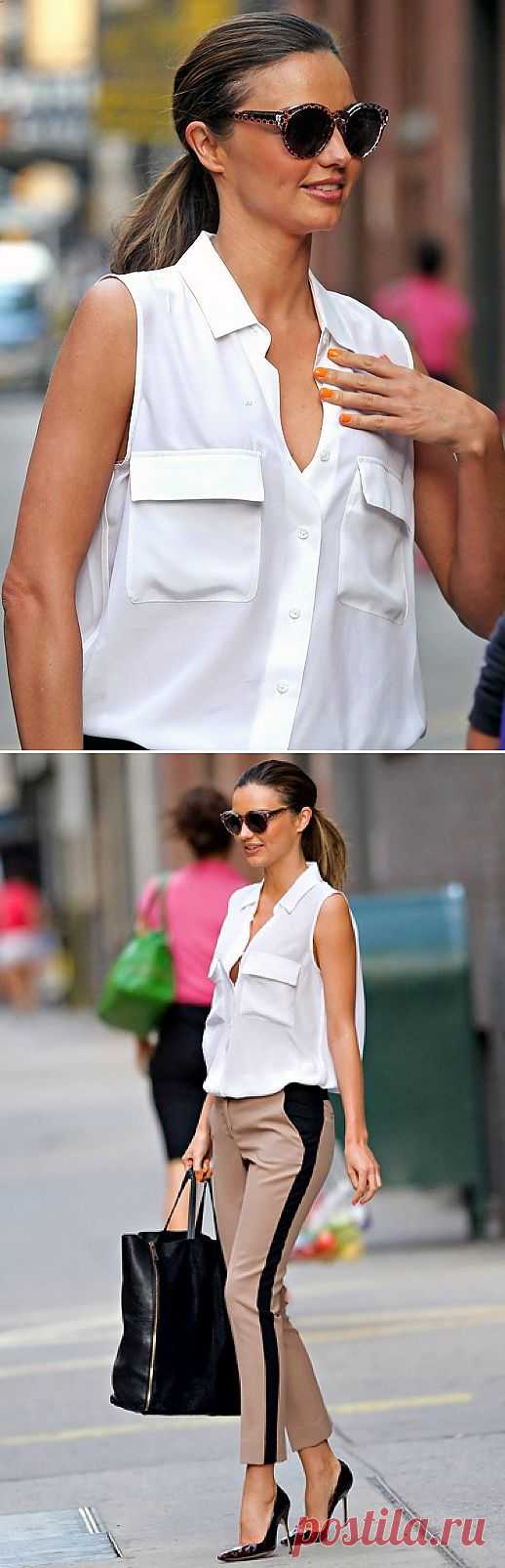 Брюки Миранды Керр / Звездный стиль / Модный сайт о стильной переделке одежды и интерьера