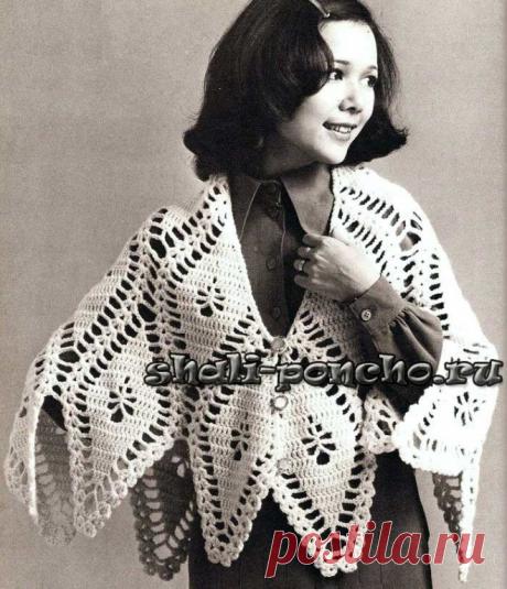 Накидка Крупные ромбы Накидка Крупные ромбы