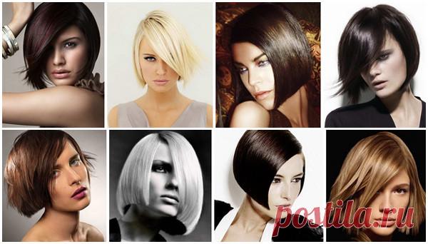 Каре без челки (36 фото) на средние, рыжие, темные волосы: кому идет короткая стрижка, видео и фото