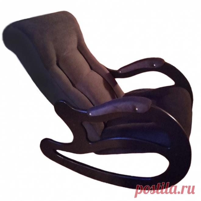Кресло-качалка Эмилия Люкс (экокожа,ткань) | Mirani