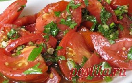 Помидоры по-корейски / Овощные закуски / TVCook: пошаговые рецепты с фото