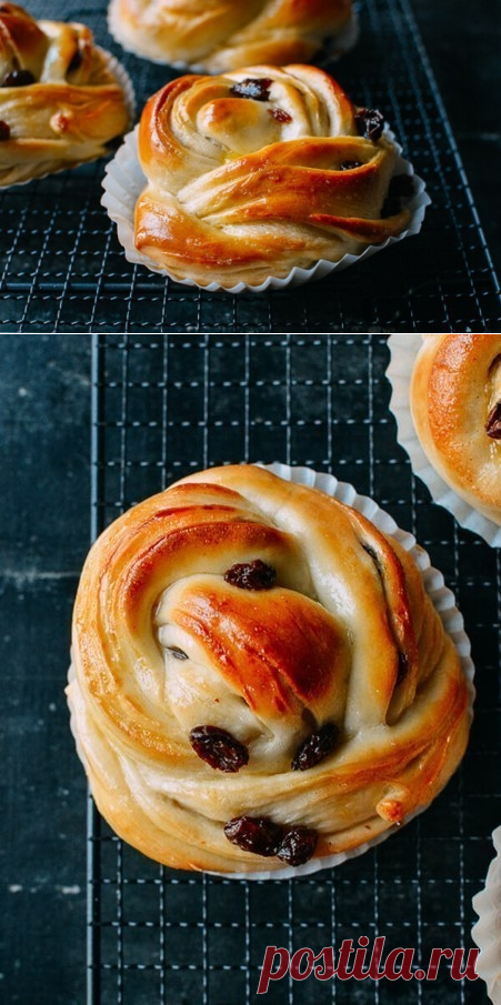 Булочки с изюмом.