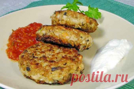 Как приготовить постные овсяные котлеты с грибами