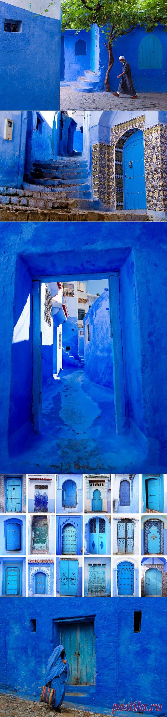 Сказочно синий город