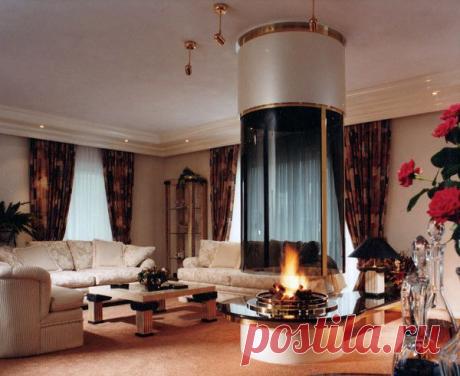 Современные камины в современных интерьерах — Роскошь и уют