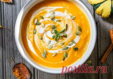 Самый осенний рецепт - тыквенный крем-суп