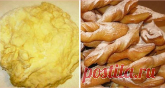 Хрустящий хворост на кефире Вкуснятинка!