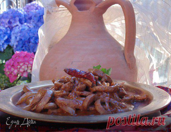 Говяжья печень "Красавица Востока" соевый соус,мед,крахмал(готовила,вкусно)