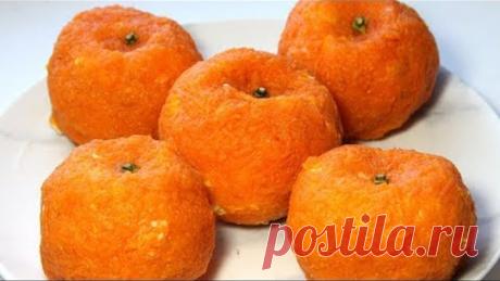 Мандаринки - совсем как НАСТОЯЩИЕ! Удивите гостей. Супер рецепт