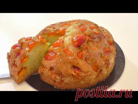 Вас будут носить на руках))) Пирог с абрикосами 