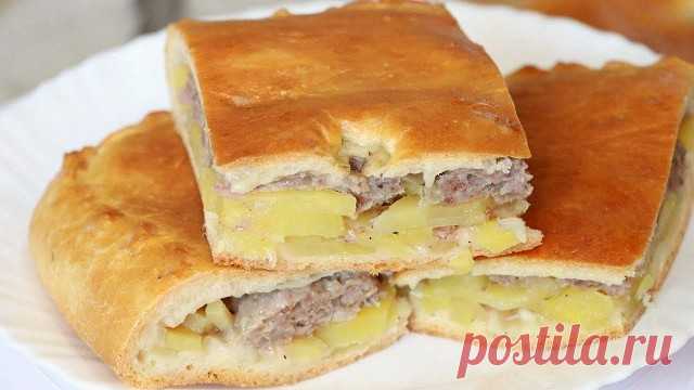 Вкусный мясной пирог
Ингридиенты:
Тесто:
 250 грамм майонеза
 250 грамм сметаны
 3 яйца
 300-350 грамм муки
 1 ч. л. гашеной соды
 соль
Начинка:
 300 грамм фарша
 400 грамм картофеля натереть на крупной терке
 лук
 соль, перец
ПРИГОТОВЛЕНИЕ:
Майонез, сметану, яйца и соль перемешать. Добавить соду, муку и замесить негустое тесто. В форму выложить половину теста, затем начинку, сверху остатки теста. Выпекать при 180 градусах 1 час.