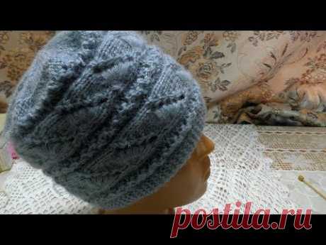 Двойная зимняя шапочка